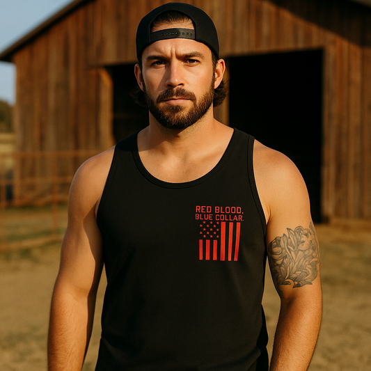 RedBlood. BlueCollar. Tank