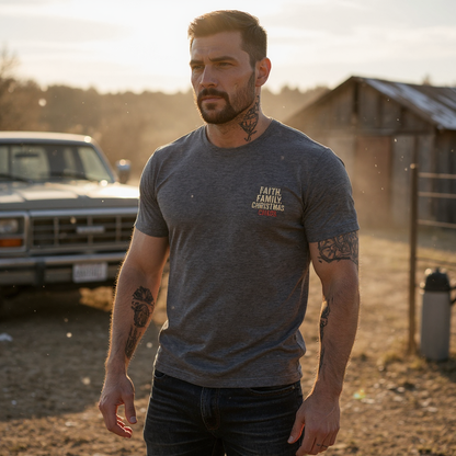 Faith. Family. Christmas Chaos. Tee