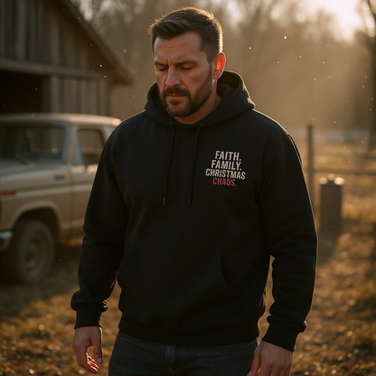 Faith. Family. Christmas Chaos. Hoodie
