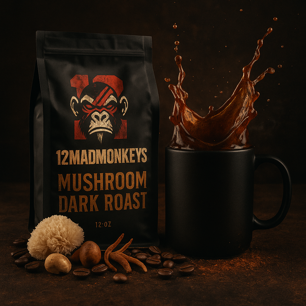 12 MADMONKEYS COFFEE-Brainstorm Brew (Mushroom)