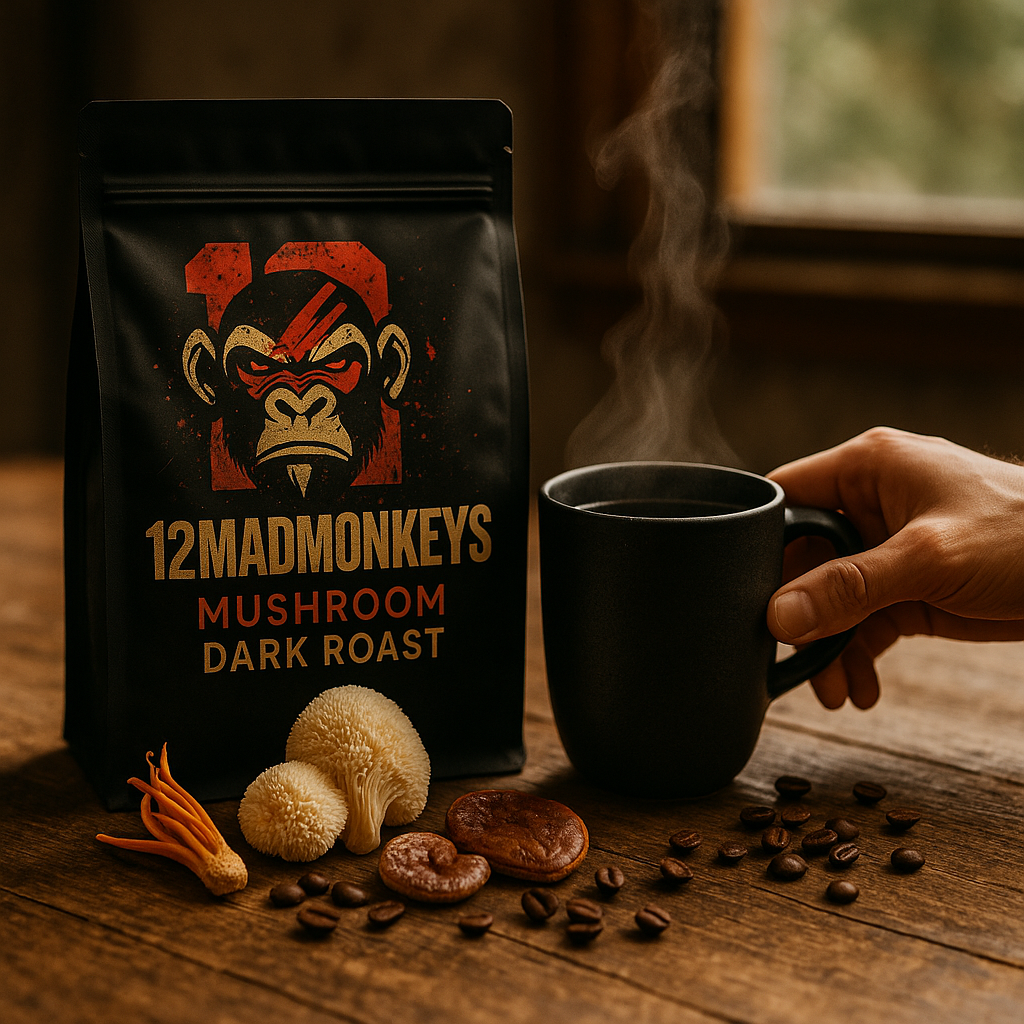 12 MADMONKEYS COFFEE-Brainstorm Brew (Mushroom)