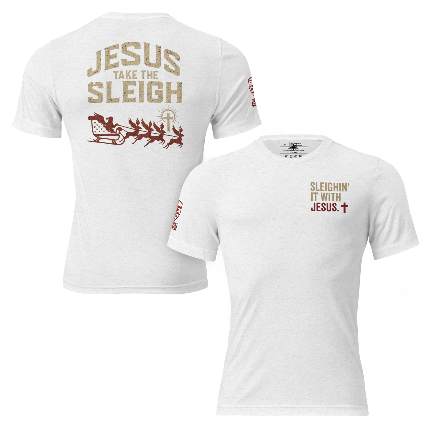 Sleighin’ It With Jesus Tee