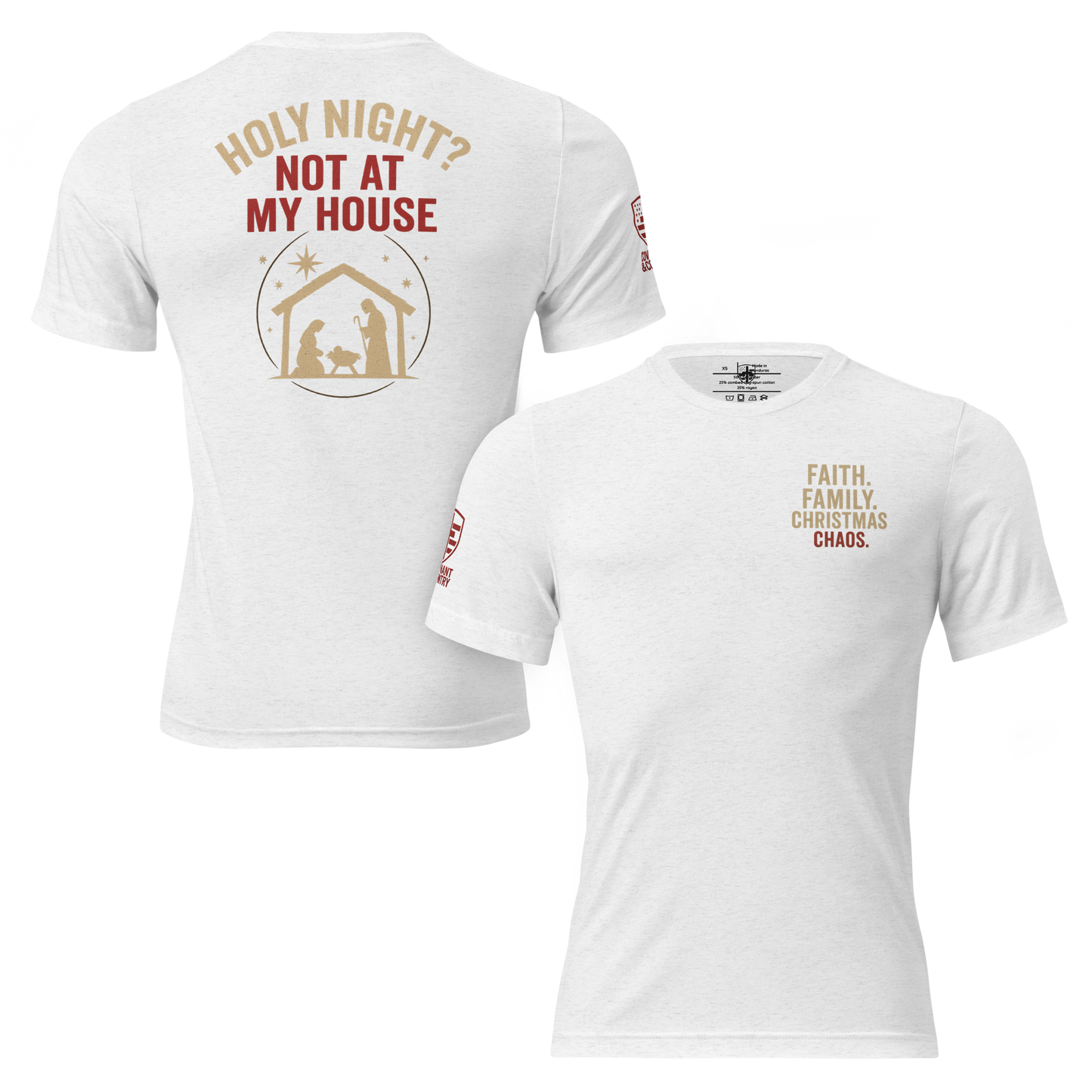 Faith. Family. Christmas Chaos. Tee