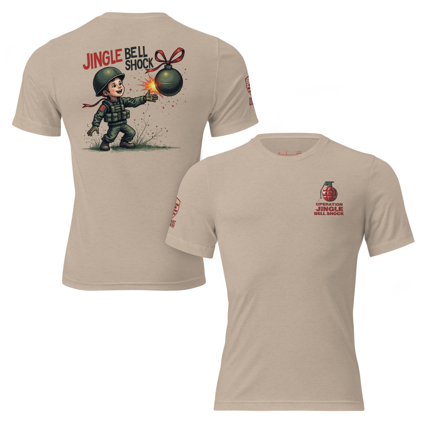 Jingle Bell Shock Tactical Strike Tee