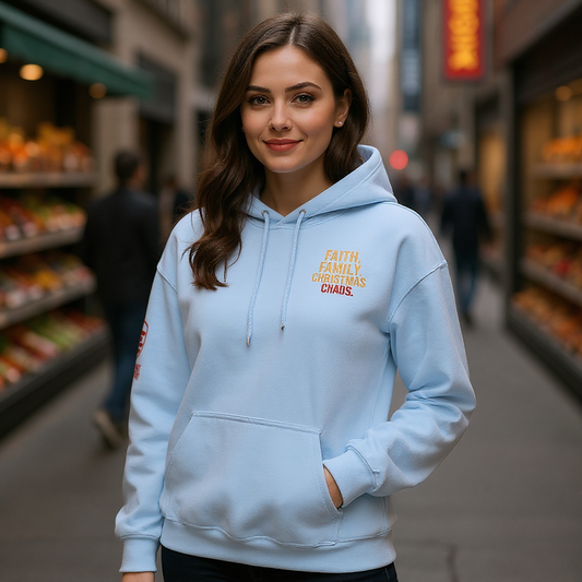 Faith. Family. Christmas Chaos. Women's Hoodie